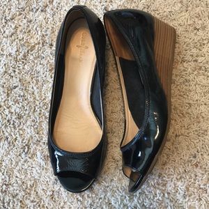 Patent leather Cole Haan Nike Air peep toes